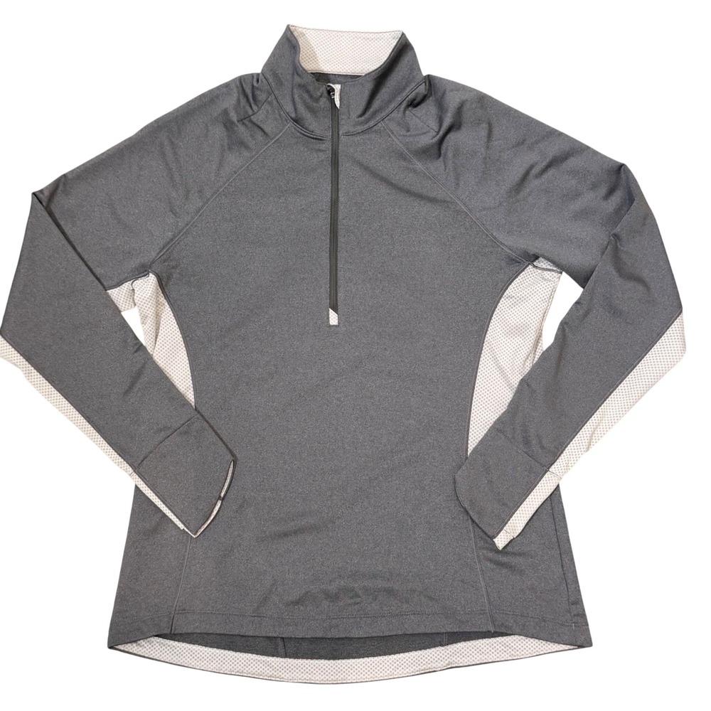 Under Armour Women's Slightly Fitted 1/2 Zip Pullover Mesh Panel Athletic Top XL